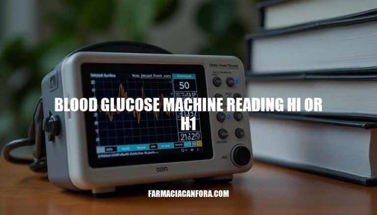 Understanding Blood Glucose Machine Readings: HI or H1 Explained