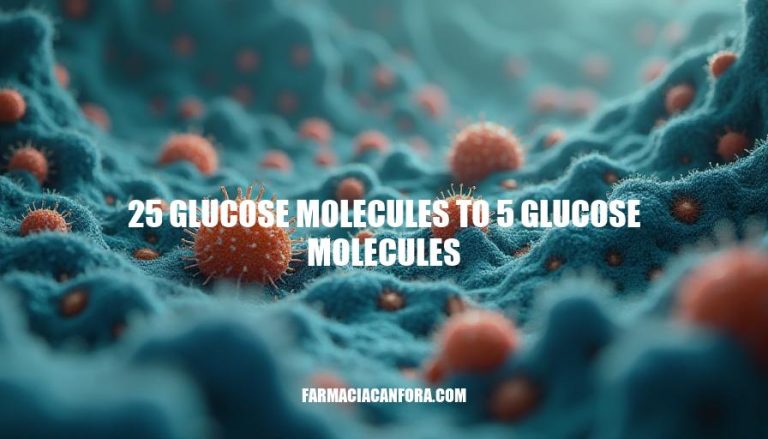 Unlocking Cellular Efficiency: The Conversion of 25 Glucose Molecules to 5