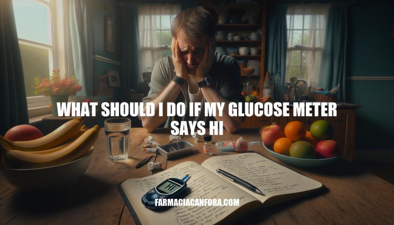 What to Do When Your Glucose Meter Says HI: A Step-by-Step Guide