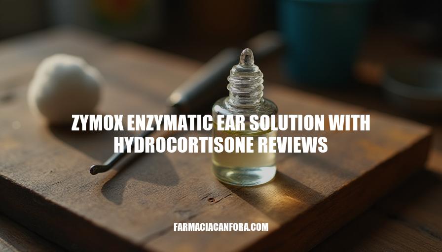 Zymox Enzymatic Ear Solution with Hydrocortisone Reviews: Effectiveness and User Experience