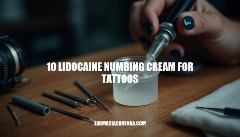 10 Lidocaine Numbing Cream for Tattoos: A Pain-Free Solution