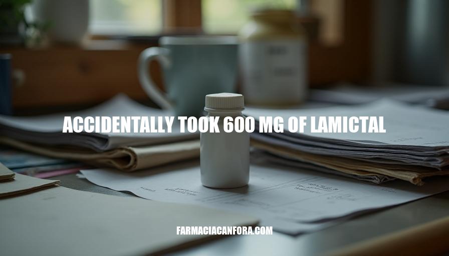 Accidental Lamictal Overdose: What to Do If You Took 600mg