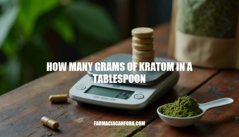 Accurate Measurement: How Many Grams of Kratom in a Tablespoon?