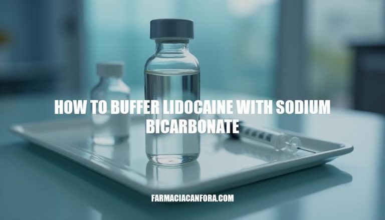 Buffering Lidocaine with Sodium Bicarbonate: A Step-by-Step Guide