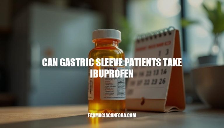 Can Gastric Sleeve Patients Take Ibuprofen Safely?