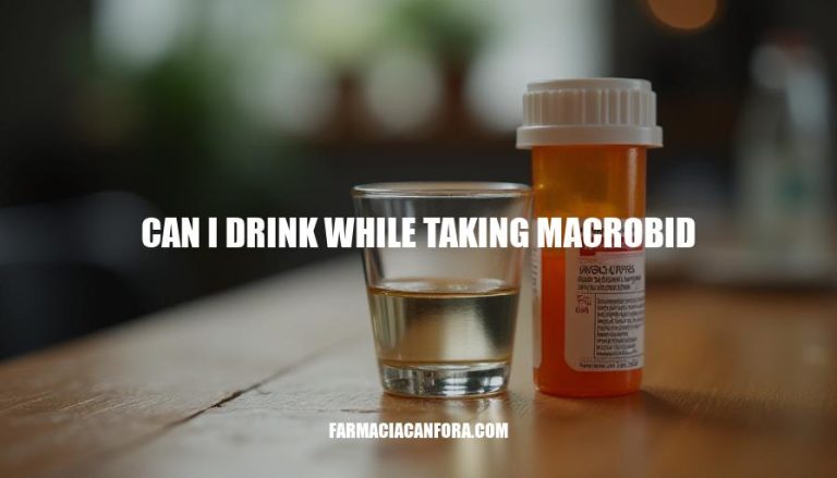 Can I Drink Alcohol While Taking Macrobid? Safety Guidelines