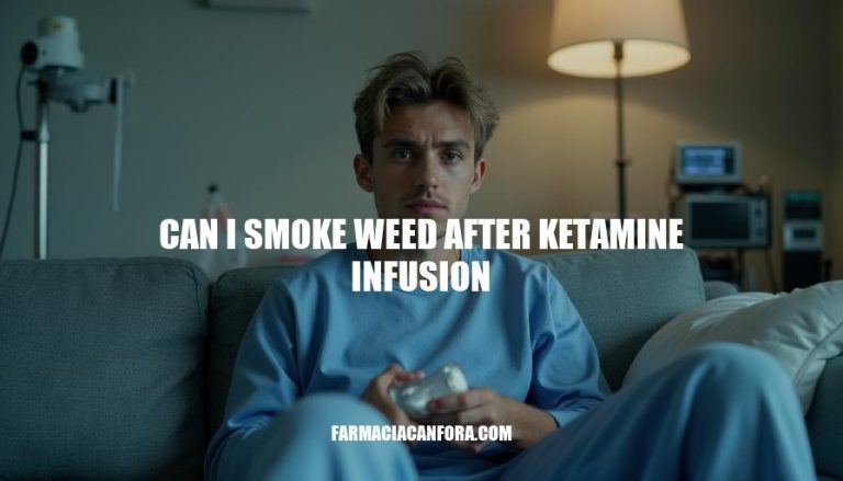 Can I Smoke Weed After Ketamine Infusion: Risks and Considerations