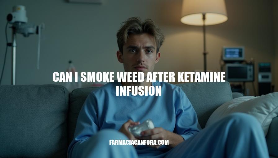 Can I Smoke Weed After Ketamine Infusion: Risks and Considerations