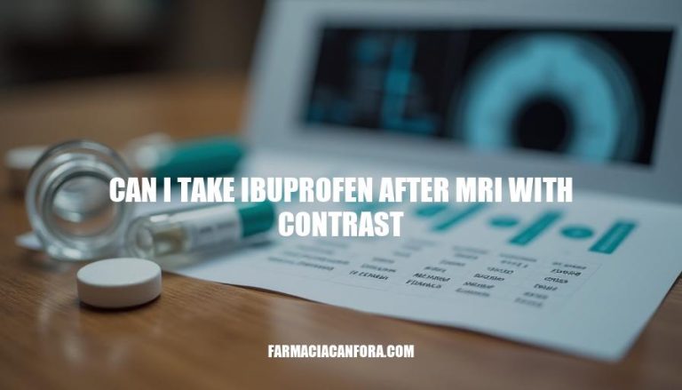 Can I Take Ibuprofen After MRI with Contrast: Safety Considerations