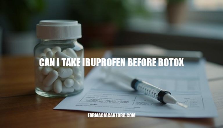 Can I Take Ibuprofen Before Botox: Safety Considerations