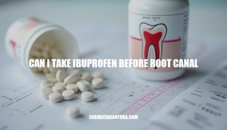 Can I Take Ibuprofen Before Root Canal: Safety and Benefits Explained