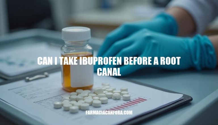 Can I Take Ibuprofen Before a Root Canal: A Guide