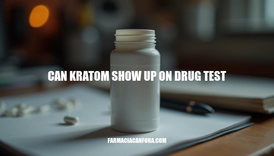 Can Kratom Show Up on Drug Test: A Comprehensive Guide