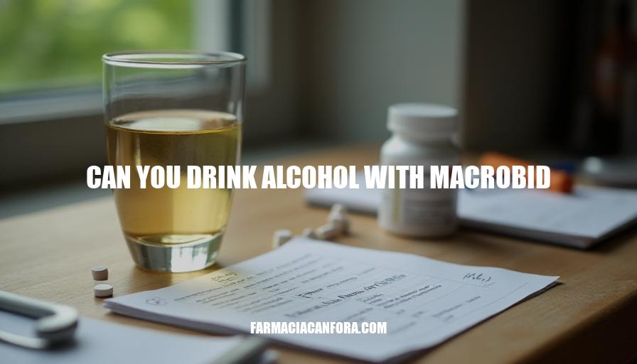 Can You Drink Alcohol with Macrobid: Understanding Potential Interactions