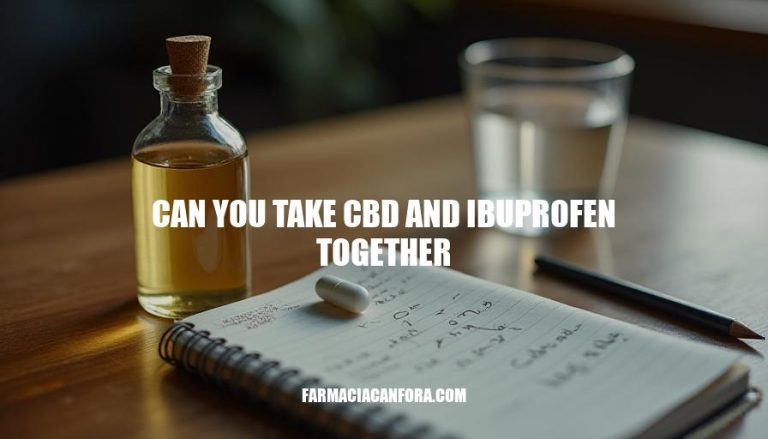 Can You Take CBD and Ibuprofen Together: A Comprehensive Guide