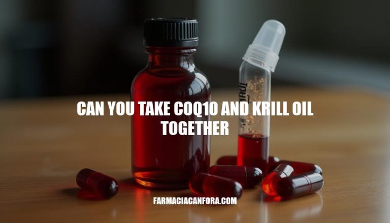 Can You Take CoQ10 and Krill Oil Together: A Comprehensive Guide