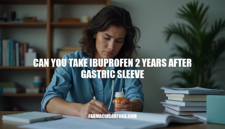 Can You Take Ibuprofen 2 Years After Gastric Sleeve Surgery: Risks and Recommendations