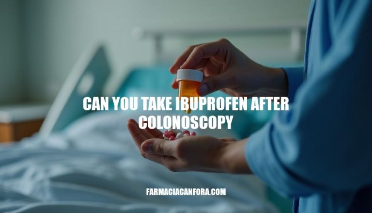 Can You Take Ibuprofen After Colonoscopy: Medical Guidance and Risks