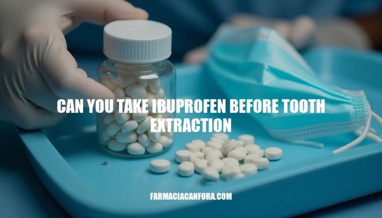 Can You Take Ibuprofen Before Tooth Extraction: A Guide to Pain Management