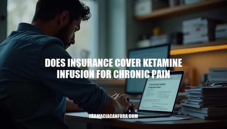 Does Insurance Cover Ketamine Infusion for Chronic Pain: A Comprehensive Guide