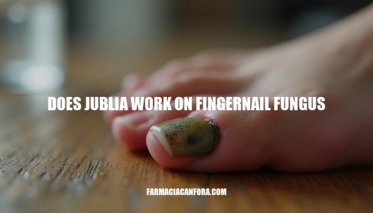 Does Jublia Work for Fingernail Fungus: A Comprehensive Review