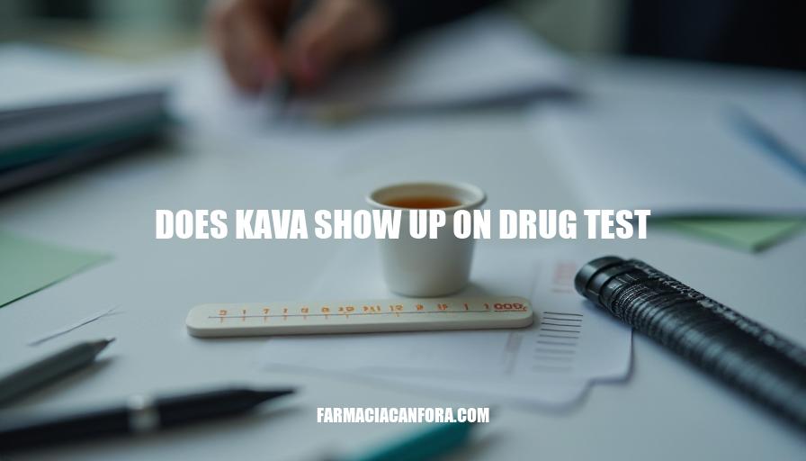 Can Kava Show Up On A Drug Test