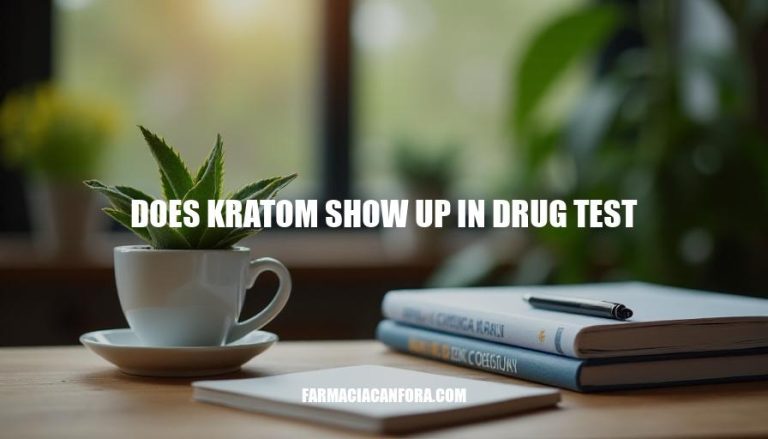 Does Kratom Show Up in Drug Tests: A Comprehensive Guide