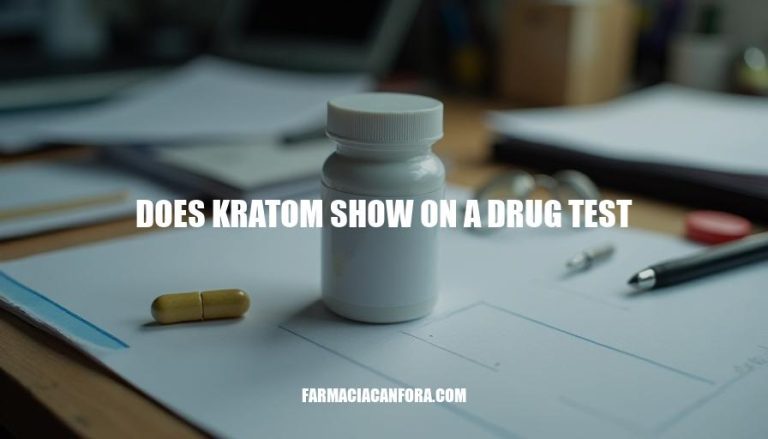 Does Kratom Show Up on a Drug Test: A Comprehensive Guide