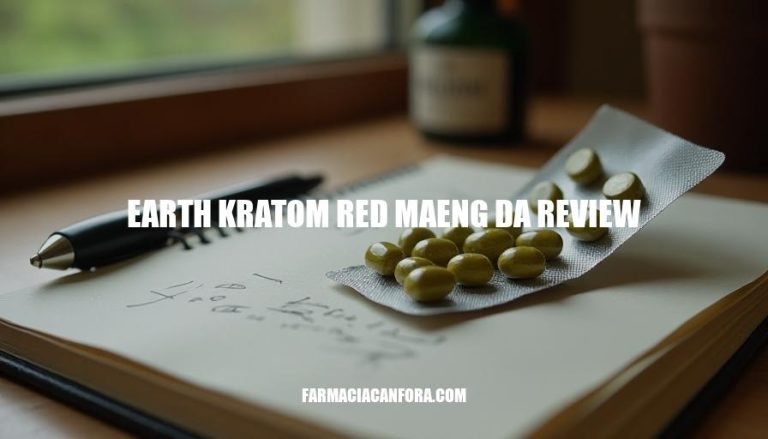 Earth Kratom Red Maeng Da Review: Uncovering its Potency and Effects