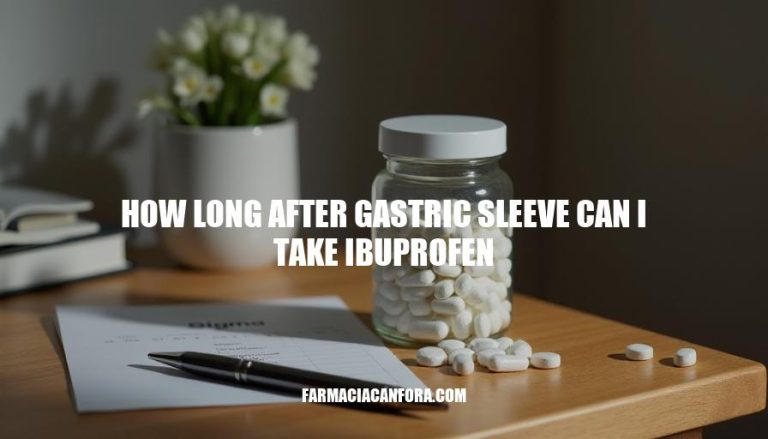 Gastric Sleeve Surgery: Timing Ibuprofen Use Safely