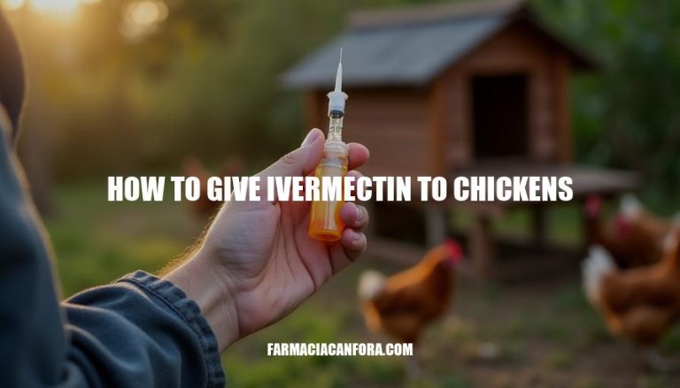 How to Give Ivermectin to Chickens: A Comprehensive Guide