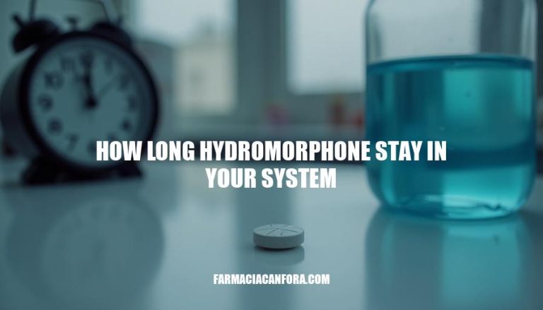 Hydromorphone Detection Times: How Long Does It Stay in Your System?