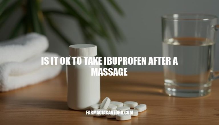 Ibuprofen After Massage: Is It Safe?