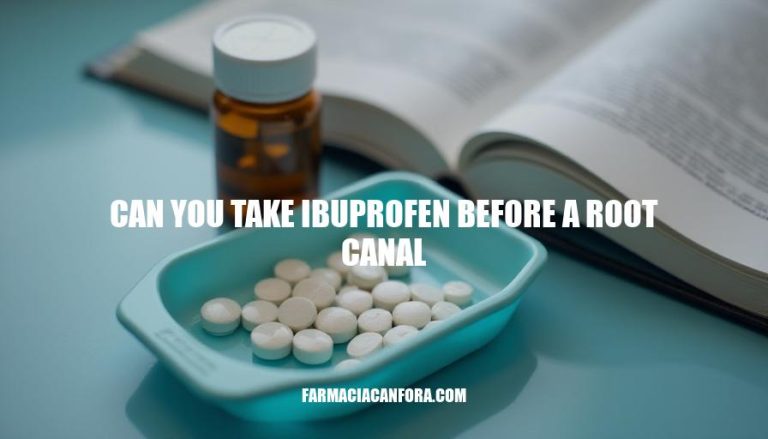 Ibuprofen Use Before Root Canal: What You Need to Know