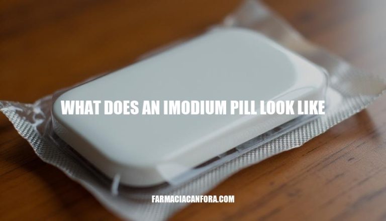 Imodium Pill Identification: What Does It Look Like?