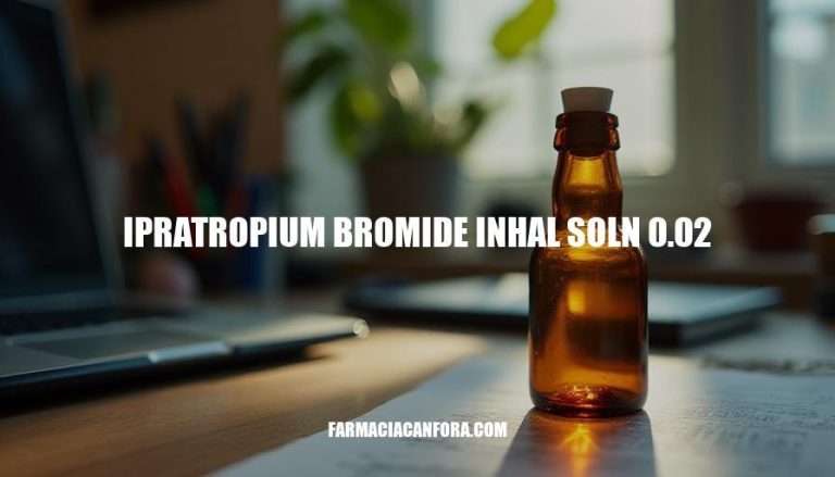 Ipratropium Bromide Inhalation Solution 0.02%: A Comprehensive Guide