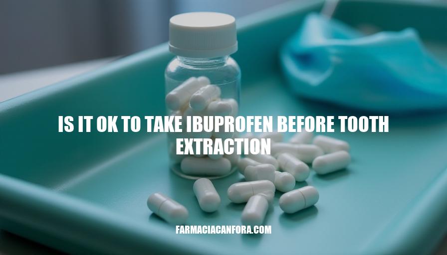 Is It OK to Take Ibuprofen Before Tooth Extraction: A Guide