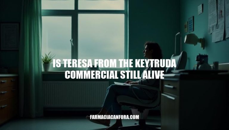 Is Teresa from Keytruda Commercial Still Alive: Latest Updates on Her Health