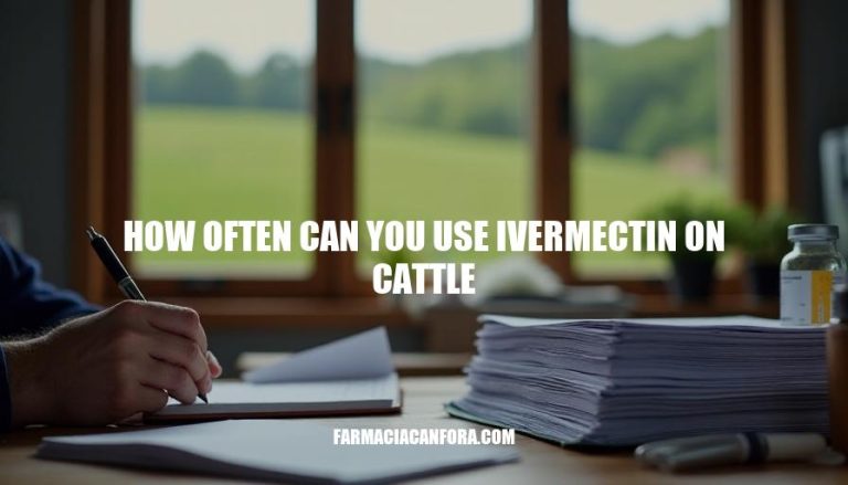 Ivermectin Use Frequency in Cattle: Guidelines and Considerations