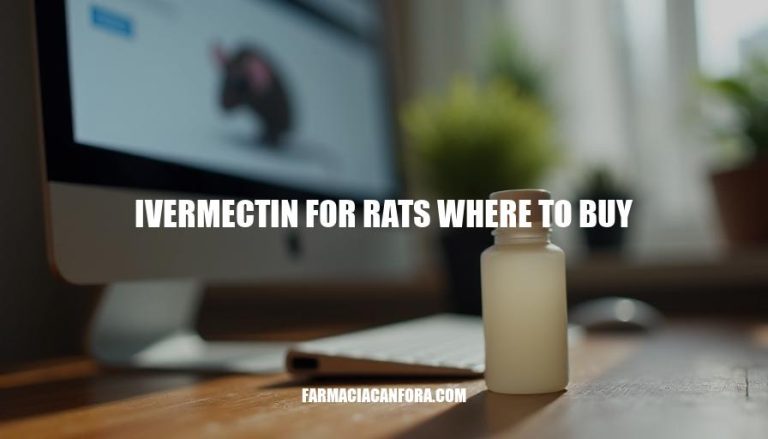 Ivermectin for Rats: Reliable Sources to Buy