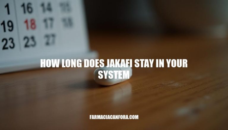 Jakafi Half-Life: How Long Does It Stay in Your System?