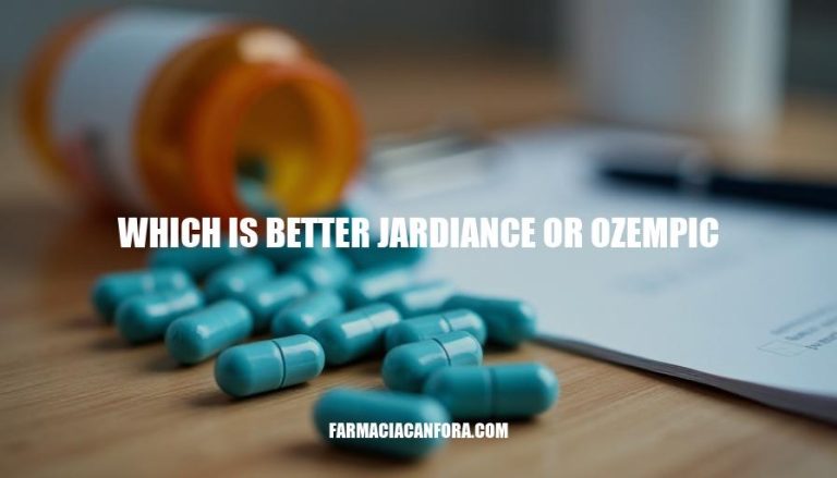 Jardiance vs Ozempic: Which Medication is Better for Type 2 Diabetes Management?