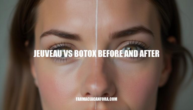 Jeuveau vs Botox: A Comprehensive Before and After Comparison