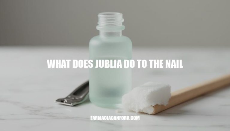 Jublia Nail Treatment: What It Does and How It Works