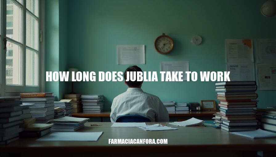 Jublia Treatment Duration: How Long Does It Take to Work?