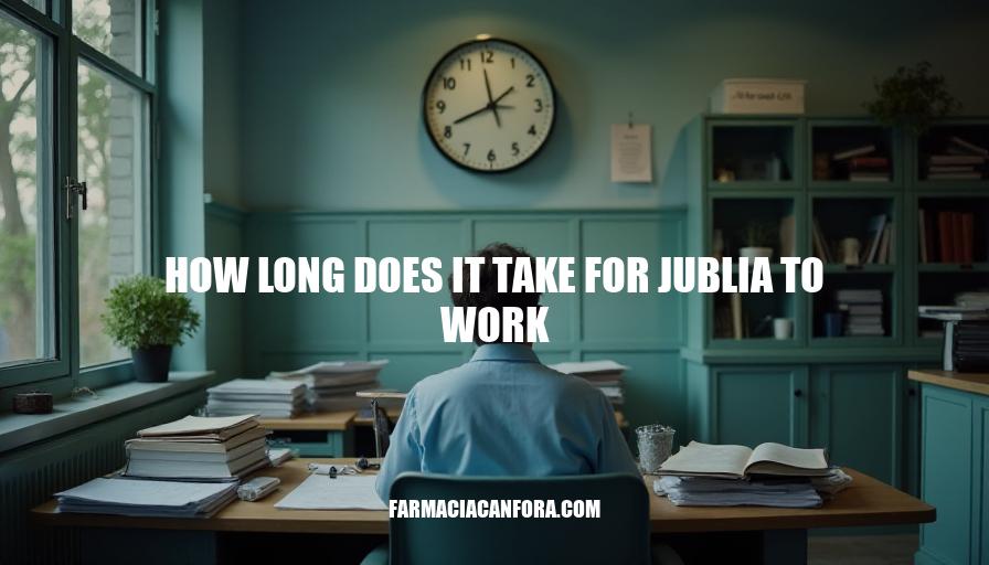 Jublia Treatment Duration: How Long Does It Take to Work?