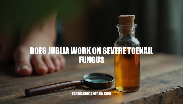 Jublia for Severe Toenail Fungus: Does it Work?