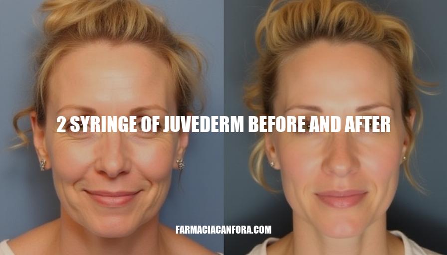 Juvederm Before and After: 2 Syringes for Enhanced Facial Results