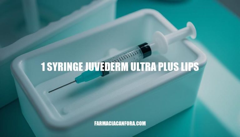 Juvederm Ultra Plus Lip Augmentation: Benefits of a Single Syringe