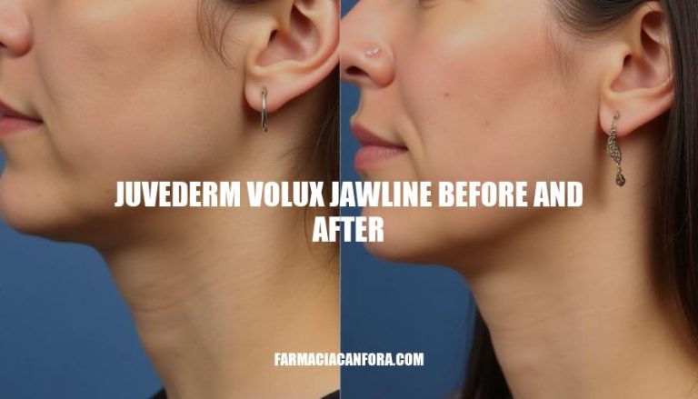 Juvederm Volux Jawline Before and After: Enhancing Your Contours with Precision